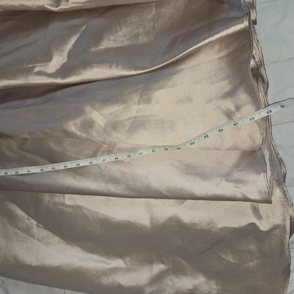 Amelia Couture Elegant Rose Gold Dress Size 16 - Picture 10 of 12